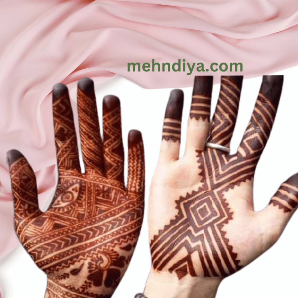 Moroccan unique mehndi pattern