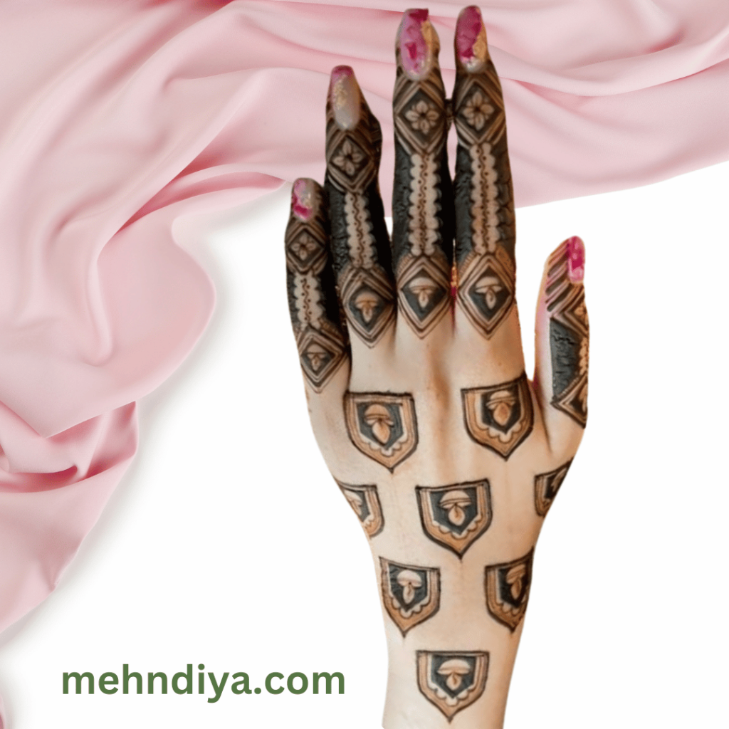 Morocco designs for bride or event , simple yet beautiful design all over backhand