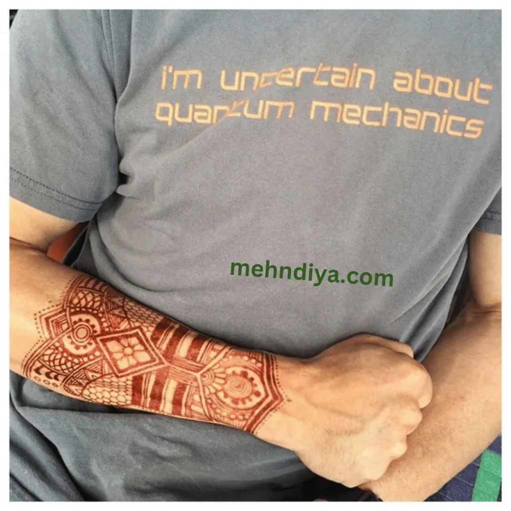 Boys henna tatto pattern
