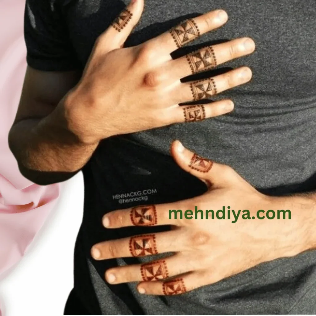 boys henna simple designs