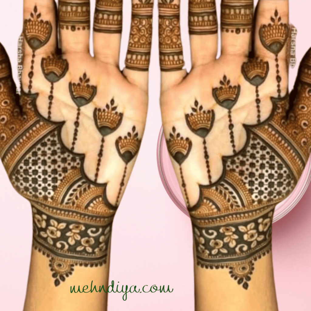 bride hand jhuma design elegant syle