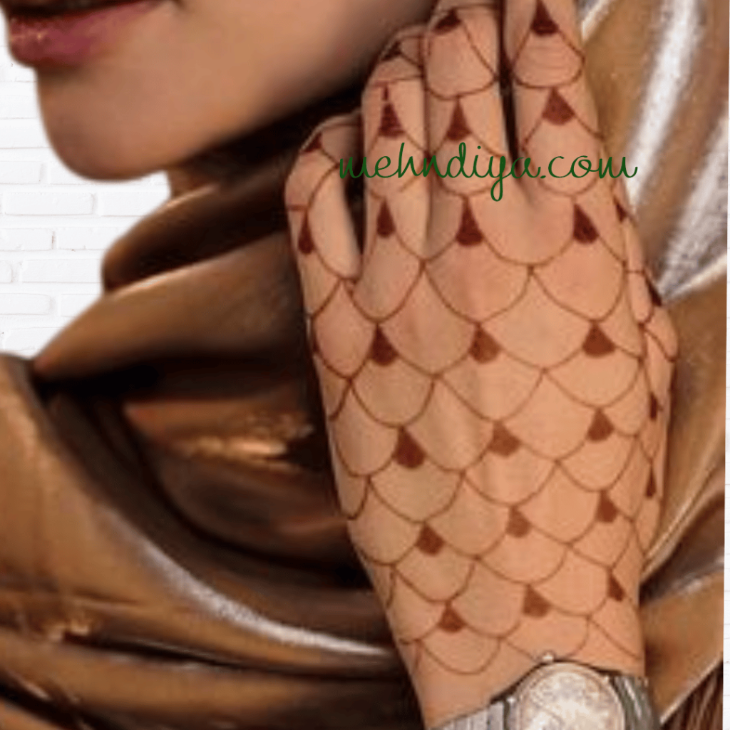 net design henna covered