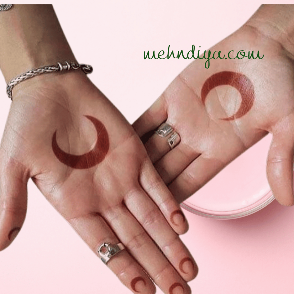moon design simple for Eid aesthetic