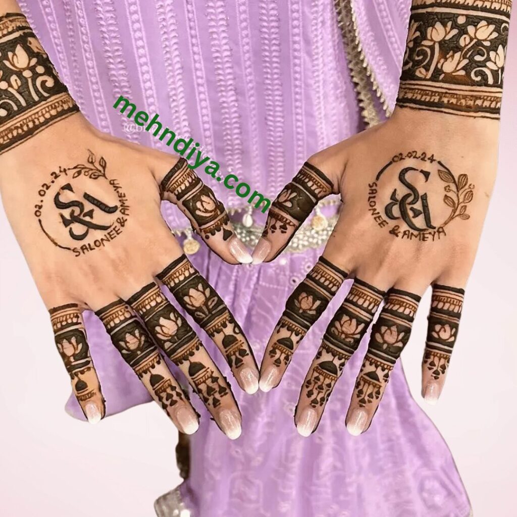 backhand mehndi design