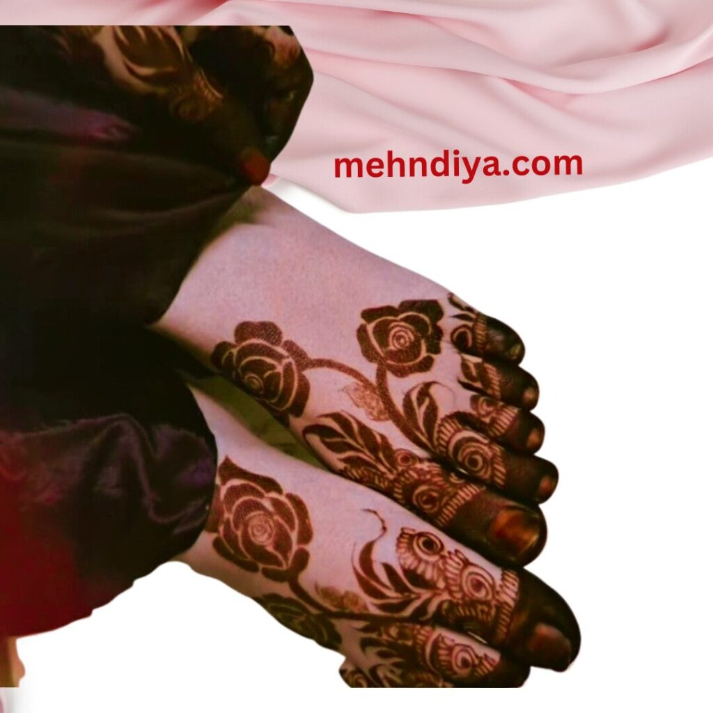 pair ki mehndi design simple