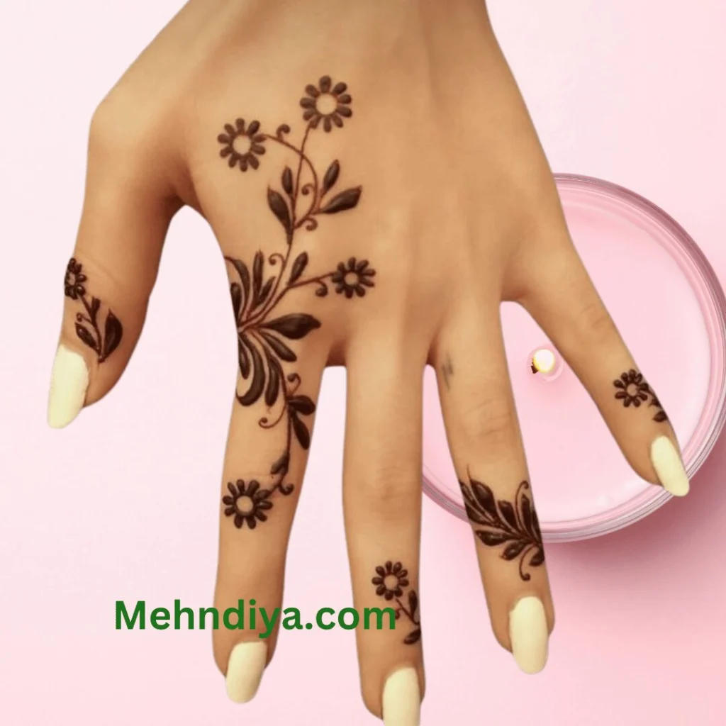 simple mehndi designs aesthtic