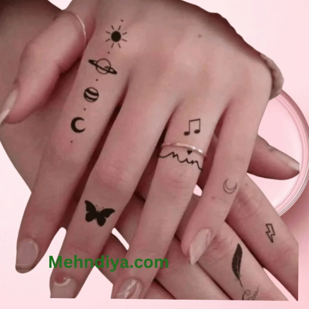 simple and aesthtic mehndi designs