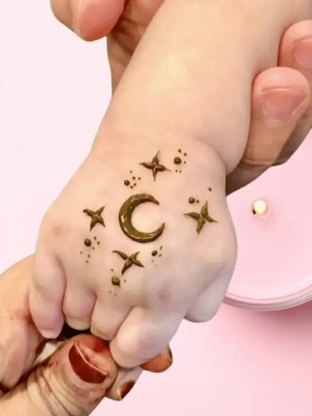 easy simple mehndi designs for kids