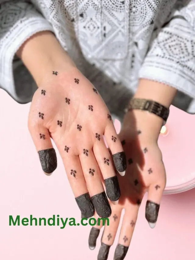 Simple aesthetic mehndi designs for girls 2025
