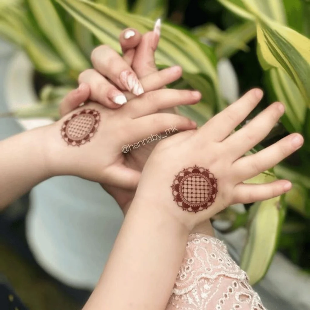 easy kids mehndi designs