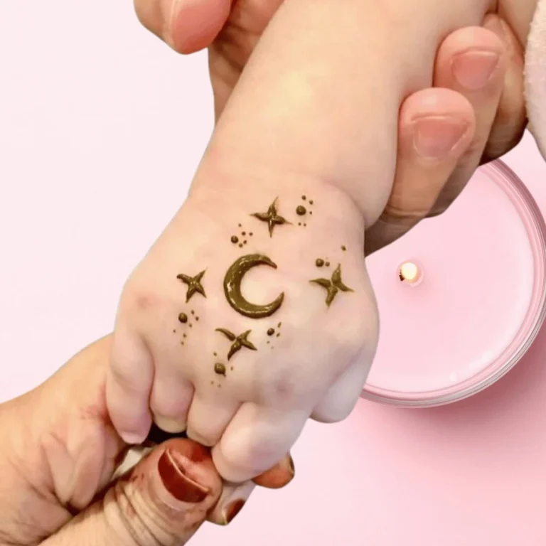 simple kidsmehndi designs for little kids