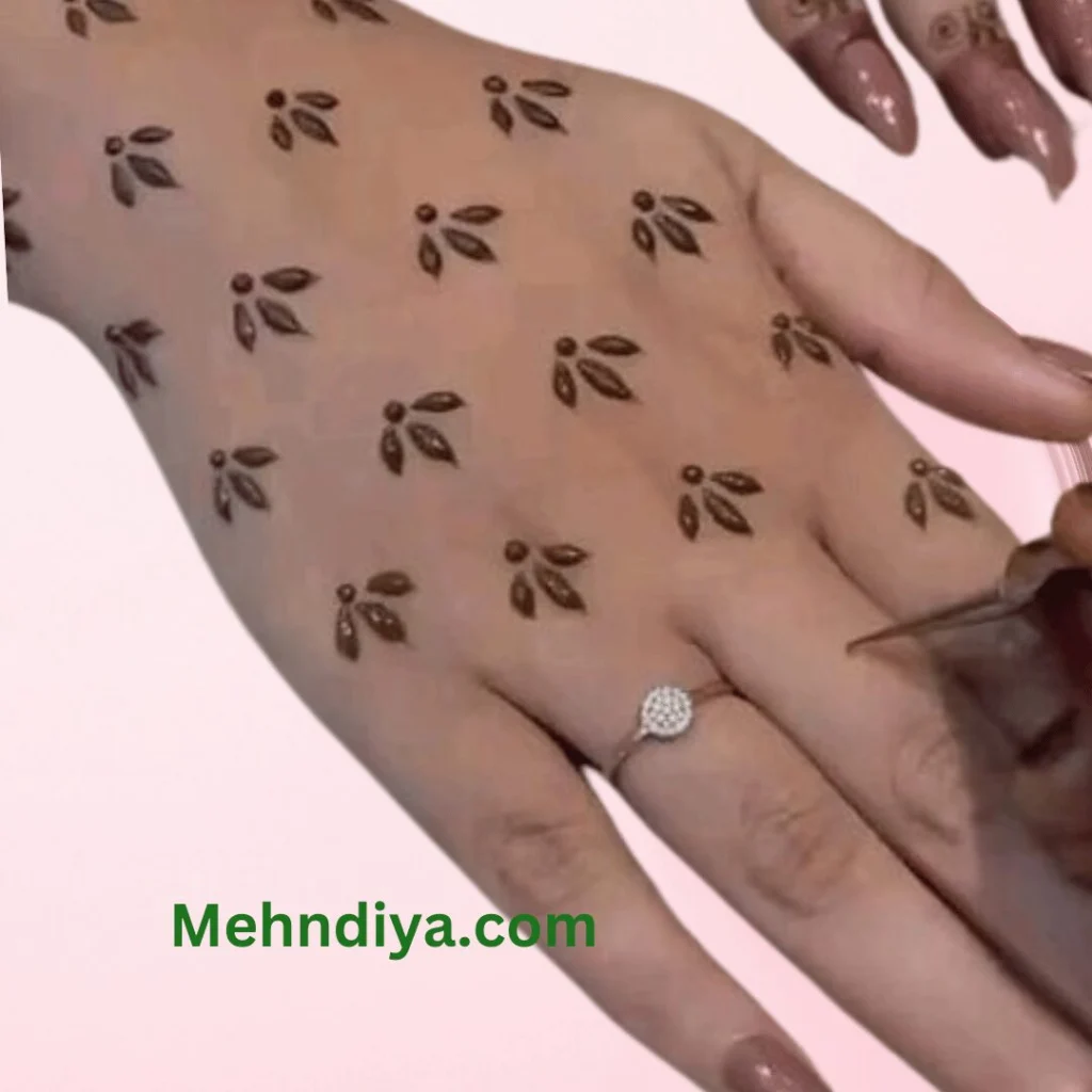 simple mehndi for beginner