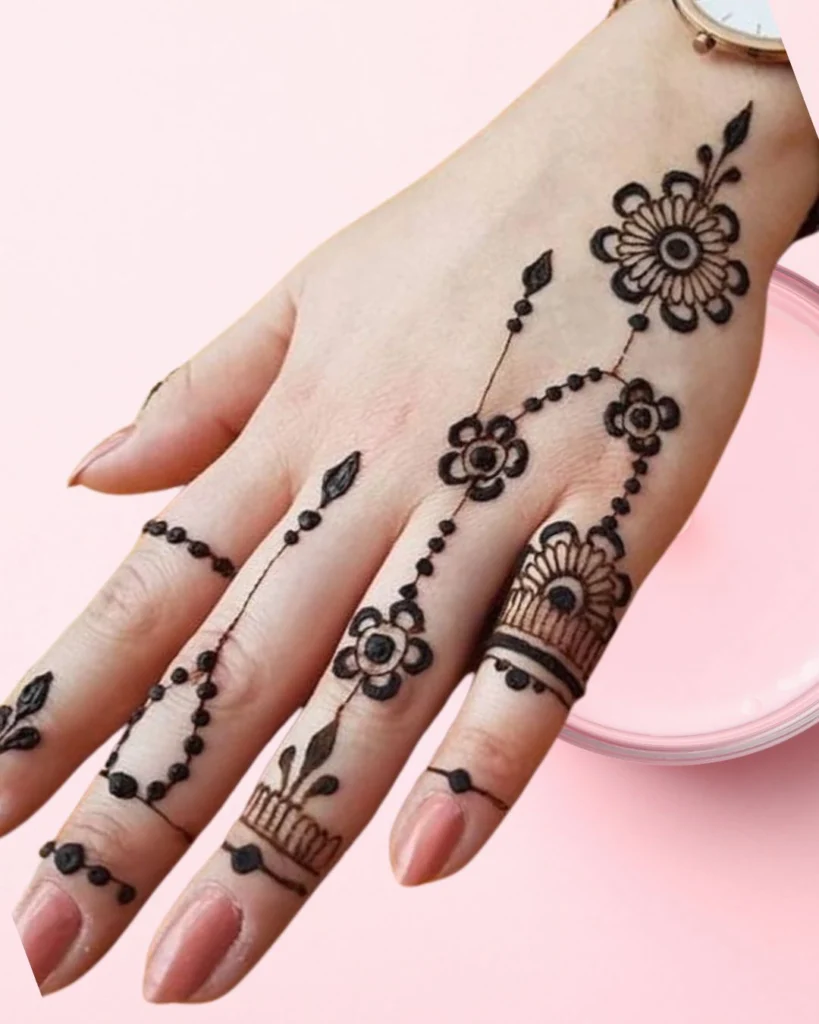Easy and simple mehndi designs for Eid ul fitar 2025 2 simplemehndidesignsforeid
