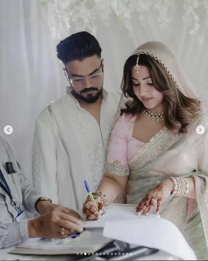 Hinna khan bride shoot