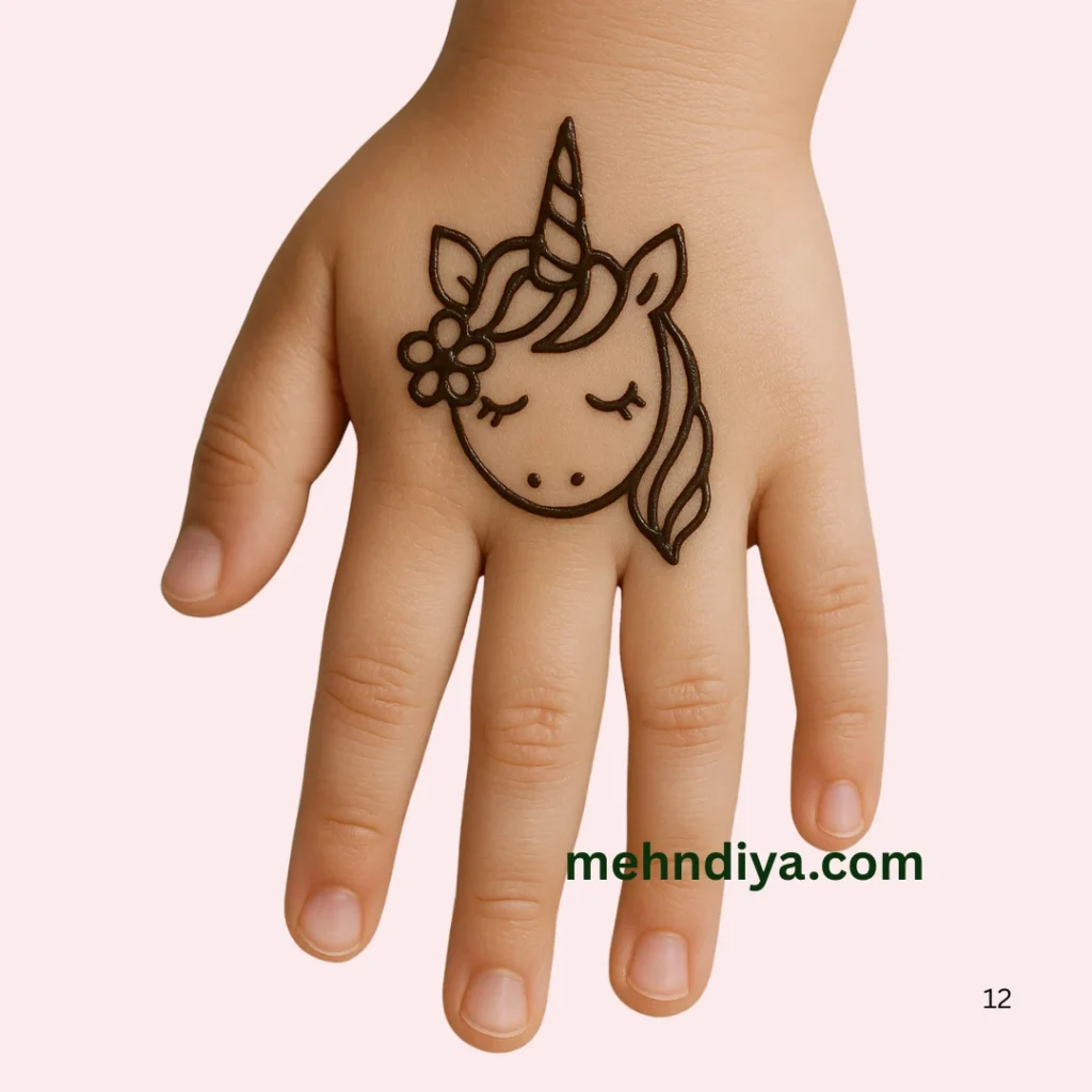 unicornmehndidesignsforhand
