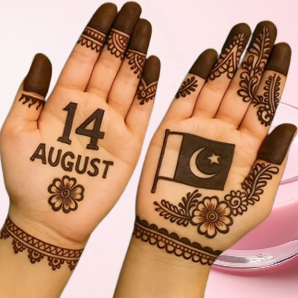 14 august trending simple mehndi designs 2025 7 simple flag mehndi designs