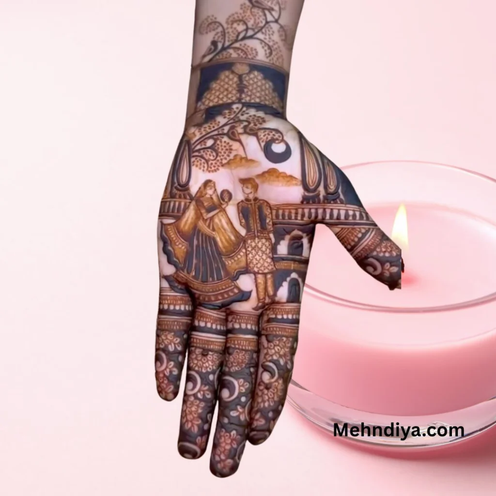 220+ trending Karwa Chauth Mehndi Designs 2025 full hand ( Henna pattern ) 8 Karwa chuath mehndi designs full hand 2025