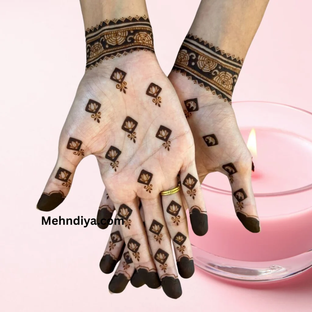 220+ trending Karwa Chauth Mehndi Designs 2025 full hand ( Henna pattern ) 4 karwa chauth simple mehndi design