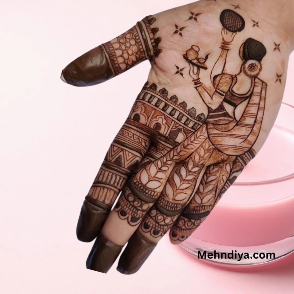 220+ trending Karwa Chauth Mehndi Designs 2025 full hand ( Henna pattern ) 7 Karwa chauth Henna design ( mehndi designs ) 2025
