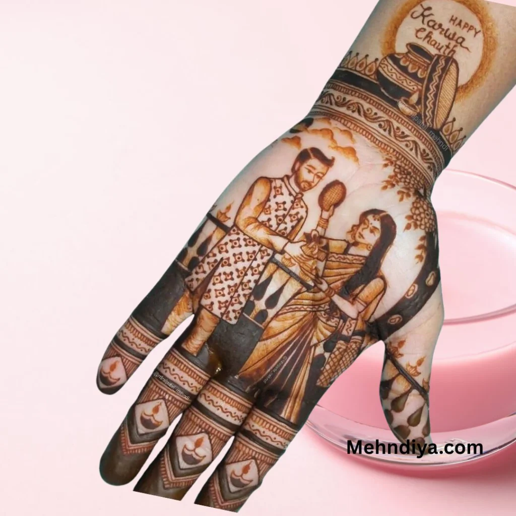 220+ trending Karwa Chauth Mehndi Designs 2025 full hand ( Henna pattern ) 5 karwa chauth mehndi designs