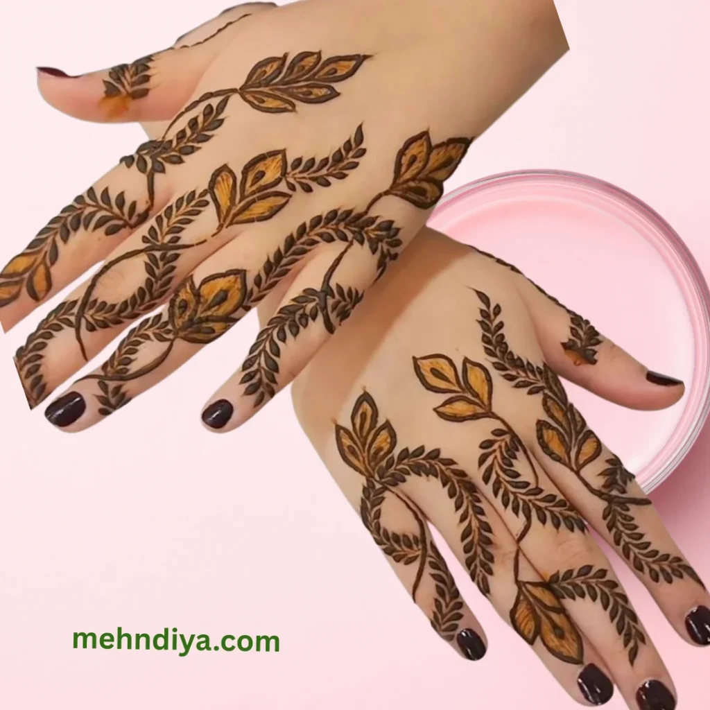 200+ simple Khaleeji Henna Designs (Gulf country henna designs) 45 easygulfhennapatterns