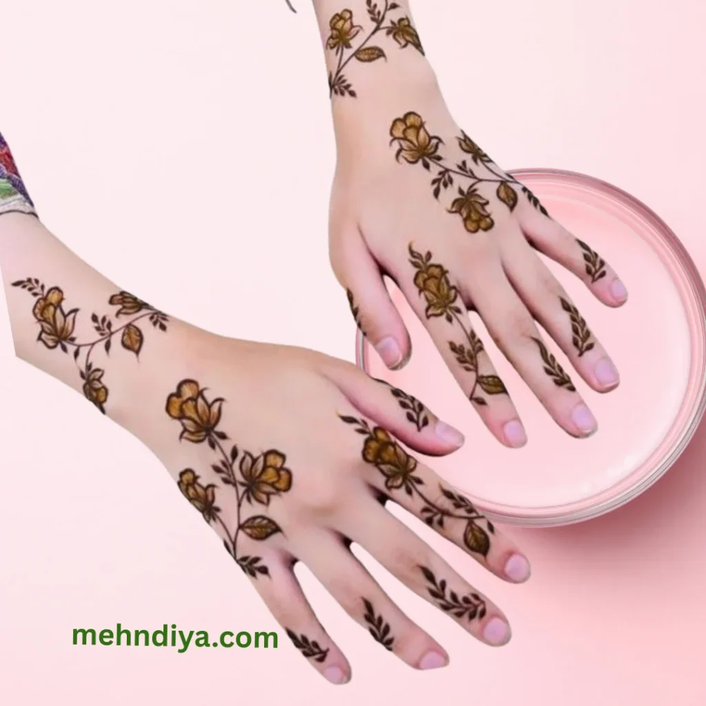 200+ simple Khaleeji Henna Designs (Gulf country henna designs) 42 easypatternkhaleeji
