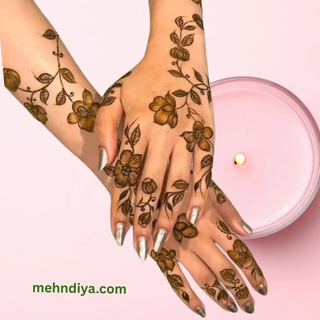 200+ simple Khaleeji Henna Designs (Gulf country henna designs) 41 easypatternkhaleejihenna