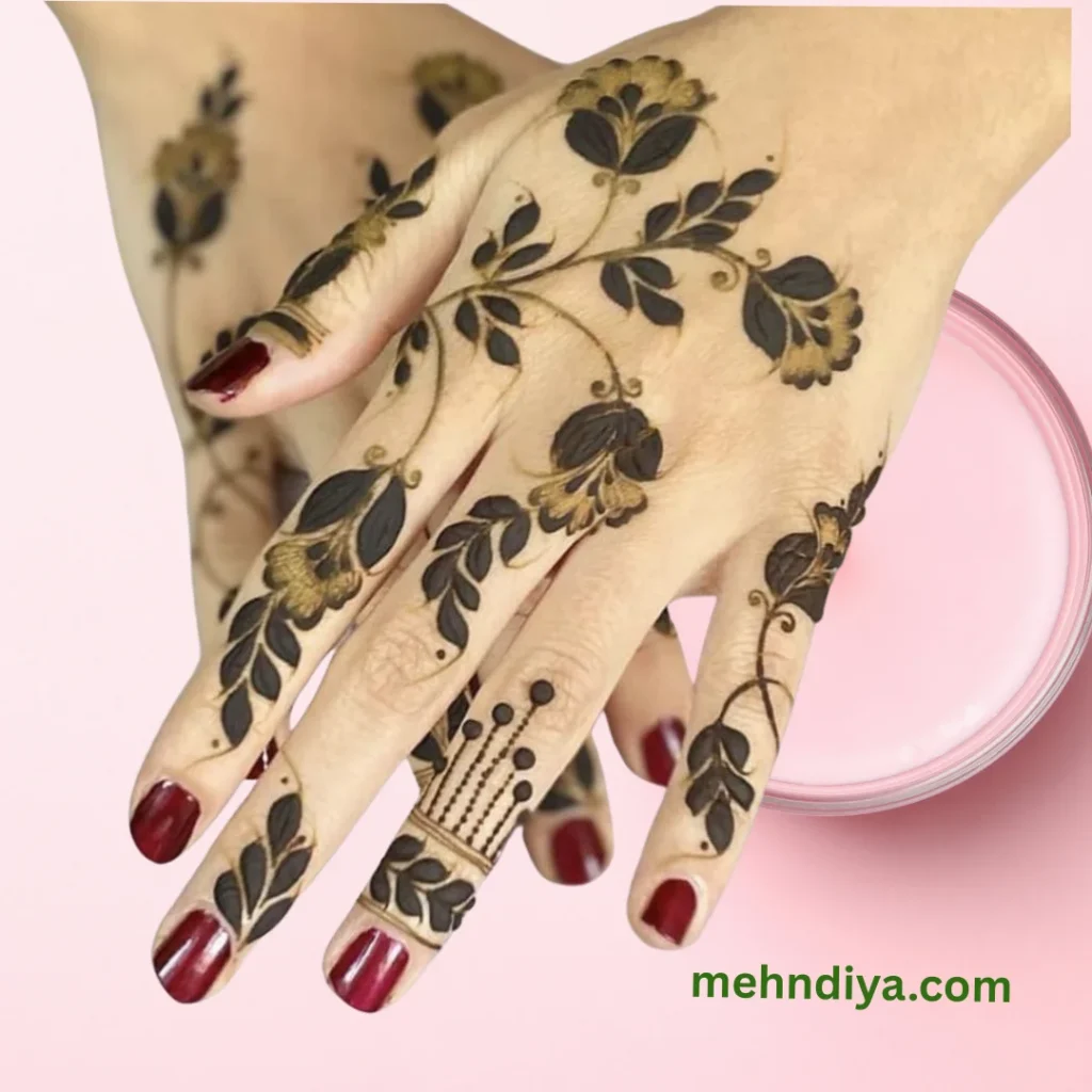 200+ simple Khaleeji Henna Designs (Gulf country henna designs) 16 gulfcountryhennadesign