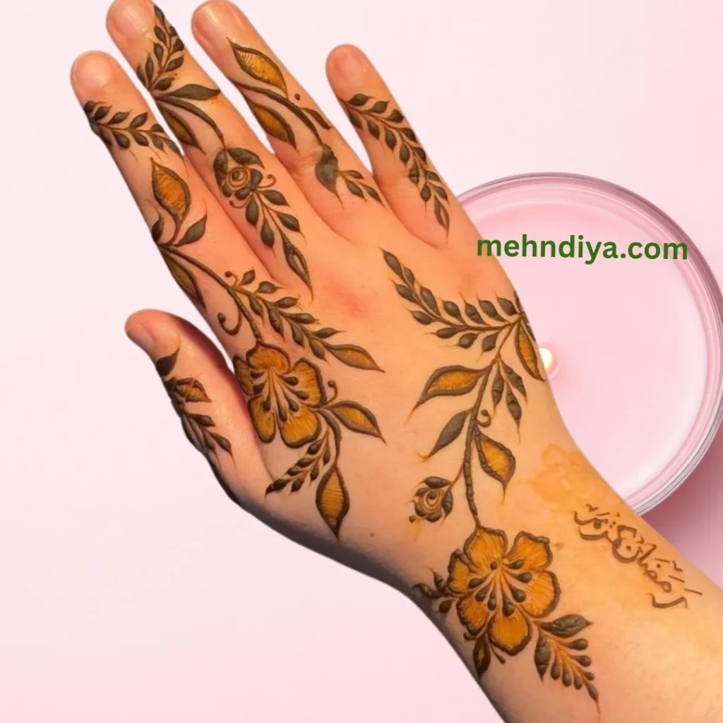 200+ simple Khaleeji Henna Designs (Gulf country henna designs) 15 gulfcountryhennaeasy