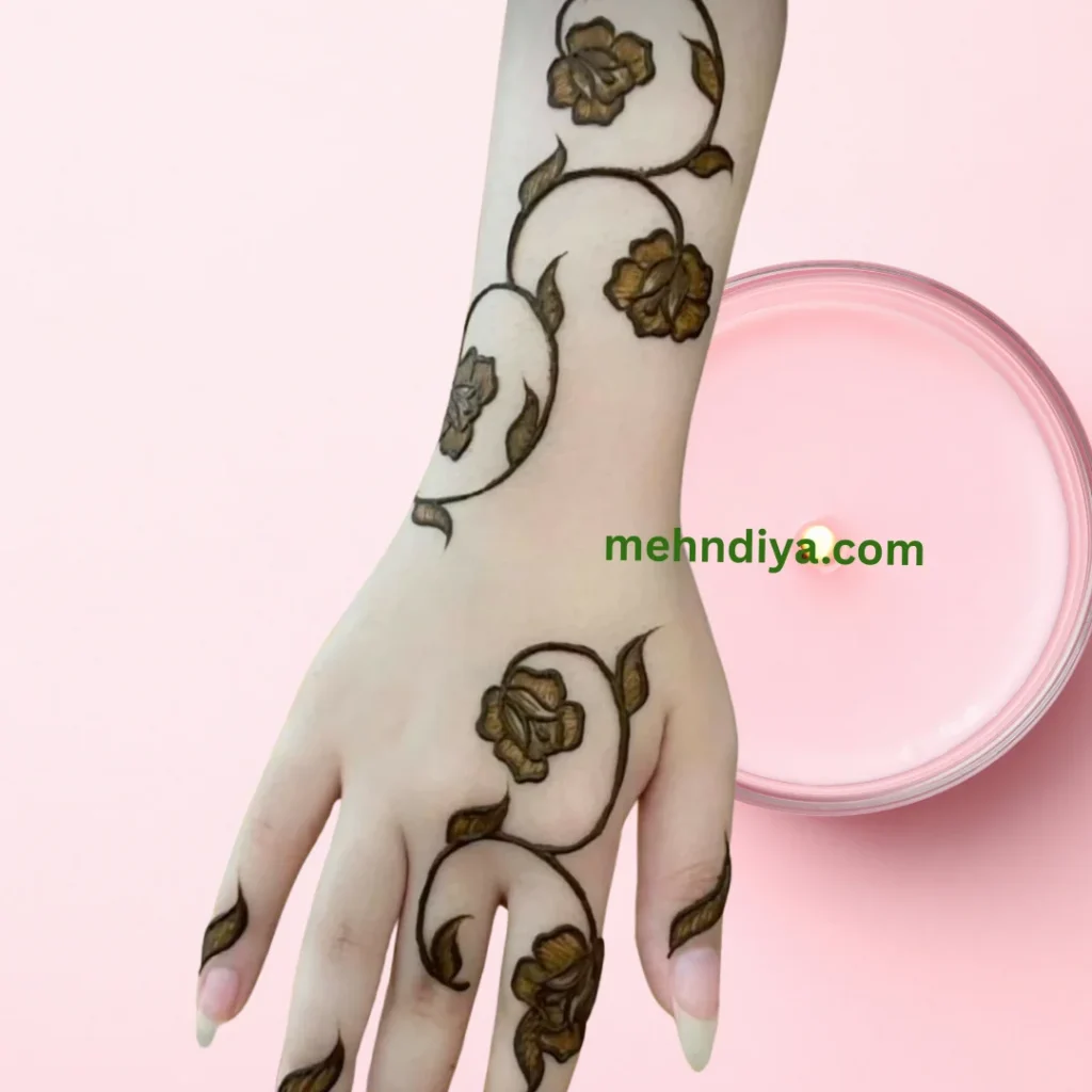 200+ simple Khaleeji Henna Designs (Gulf country henna designs) 14 gulfcountryhennasimple