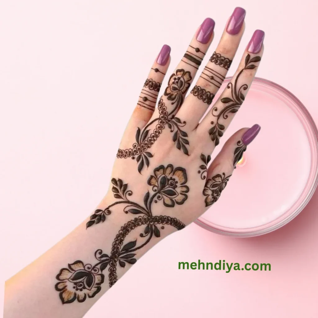 200+ simple Khaleeji Henna Designs (Gulf country henna designs) 10 khaleejihennadesignsbeautiful