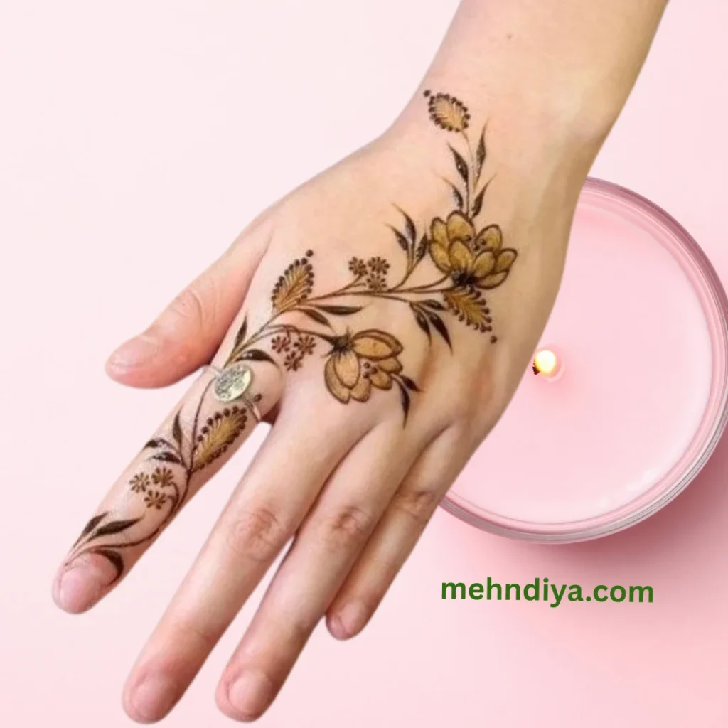 200+ simple Khaleeji Henna Designs (Gulf country henna designs) 33 khaleejihennadesignssimple