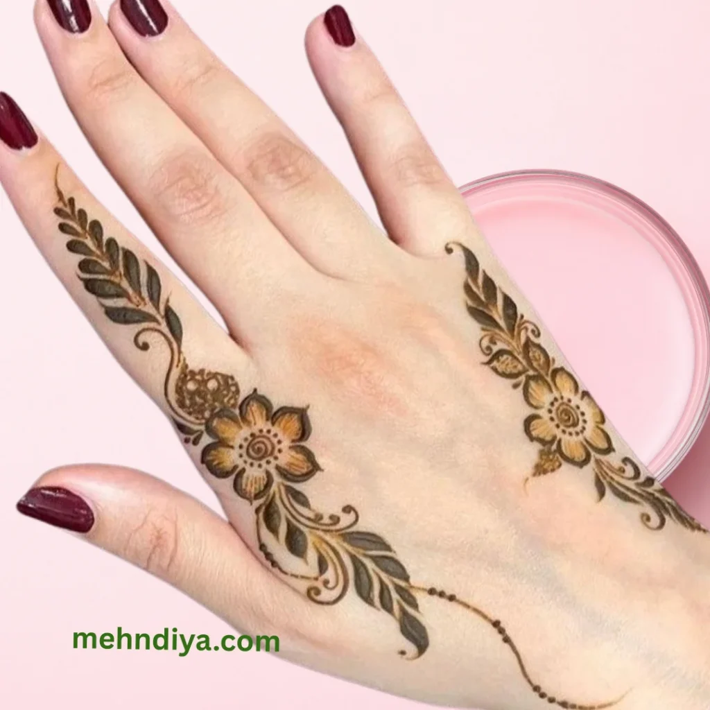 200+ simple Khaleeji Henna Designs (Gulf country henna designs) 7 khaleejihennafullhand