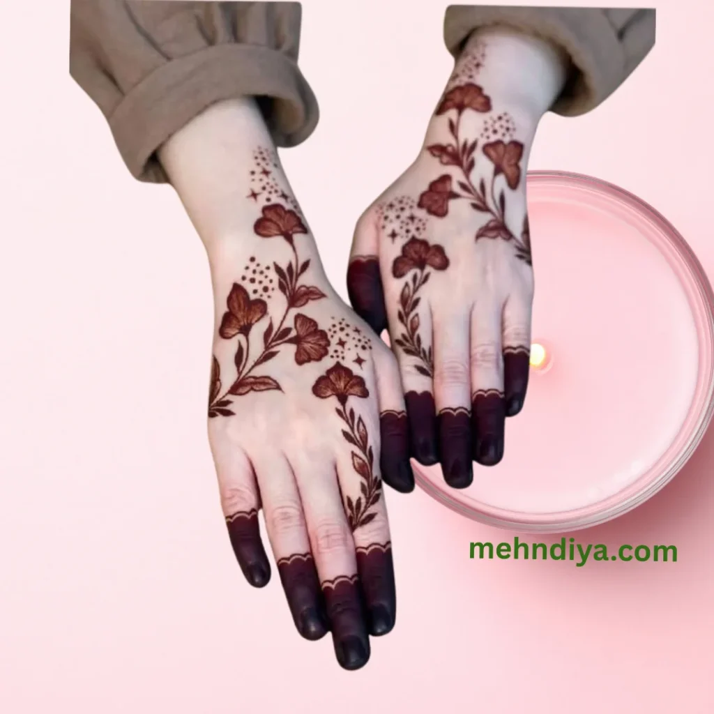 200+ simple Khaleeji Henna Designs (Gulf country henna designs) 18 khaleejihennapattern