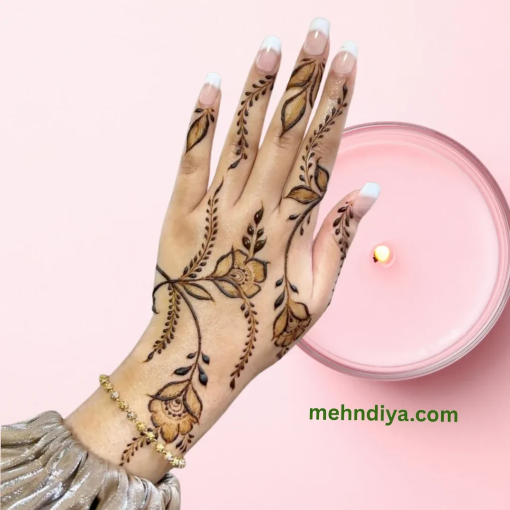 200+ simple Khaleeji Henna Designs (Gulf country henna designs) 32 simplekhaleejihennadesigns
