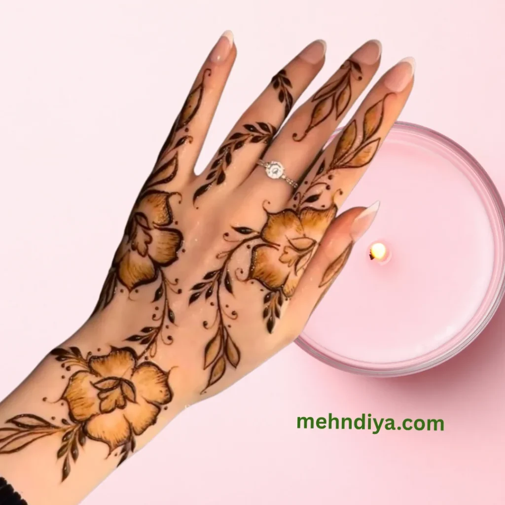 200+ simple Khaleeji Henna Designs (Gulf country henna designs) 3 simplekhaleejimehndidesigns