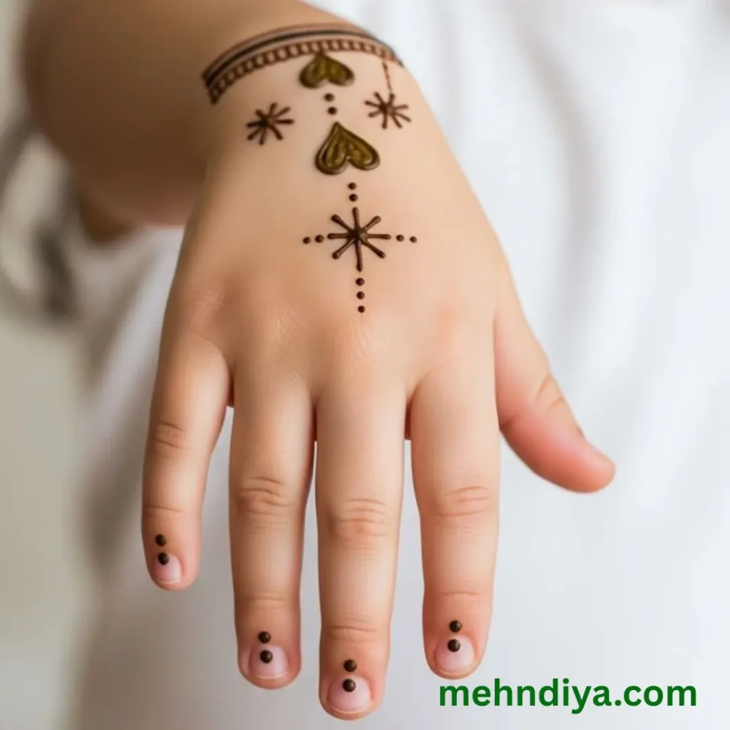 1000+ Simple & Cute Mehndi Designs for Kids (Eid Special Edition 2026) 6 Easy-Kids-Mehndi-Patterns.webp